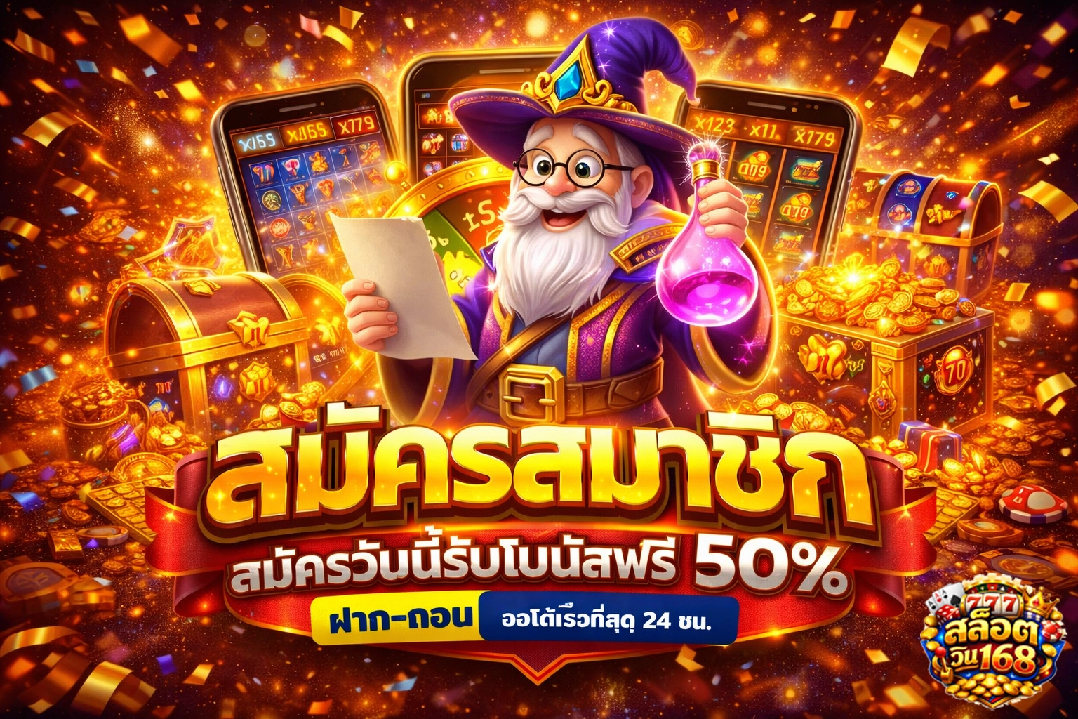 สมัครสมาชิกฟรี สล็อตวิน168